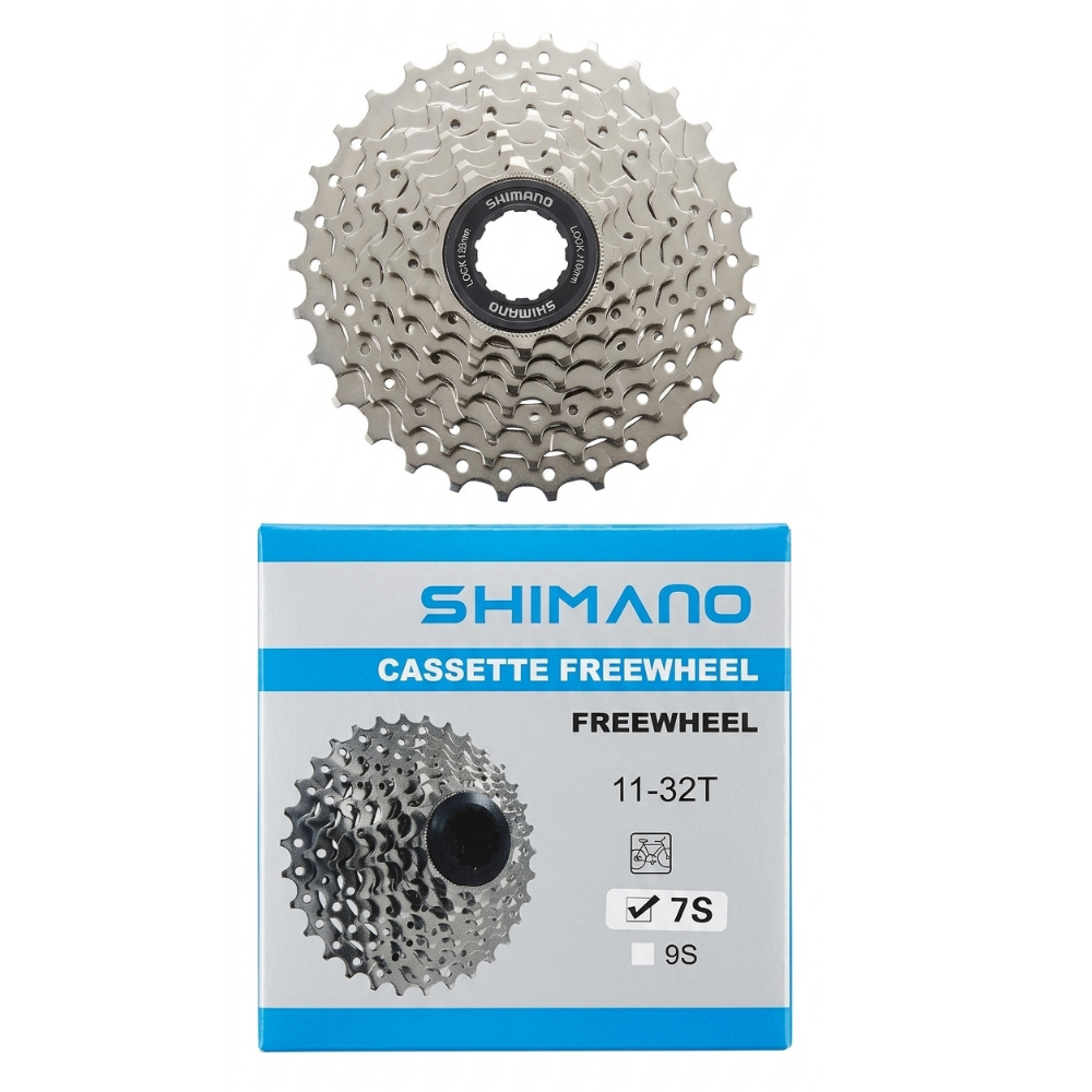 Cassette / Roue Libre Shimano 7 Vitesses (11-32T)