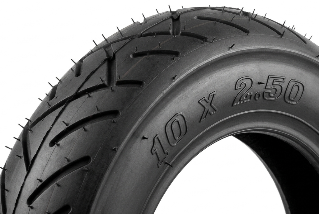 Pneu 10 x 2.50  Tubeless pour Trottinette Électrique – Haute Adhérence & Anti-Crevaison